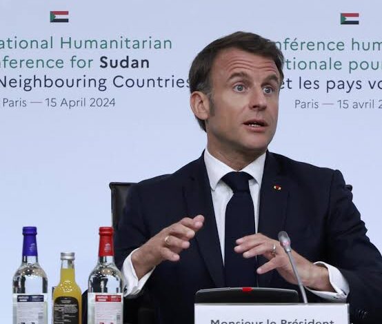 MACRON ANNOUNCES $2.1 BILLION AID PLEDGE FOR WAR-TORN SUDAN FROM GLOBAL DONORS